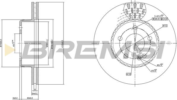 Bremsi CD7330V - Kočioni disk www.molydon.hr