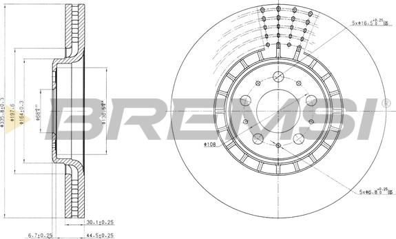 Bremsi CD7371V - Kočioni disk www.molydon.hr