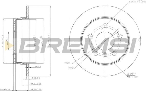 Bremsi CD7258S - Kočioni disk www.molydon.hr