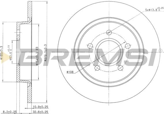 Bremsi CD7227S - Kočioni disk www.molydon.hr