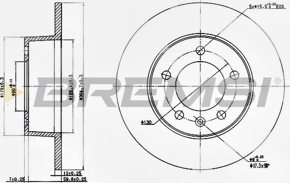 Bremsi CD7272S - Kočioni disk www.molydon.hr