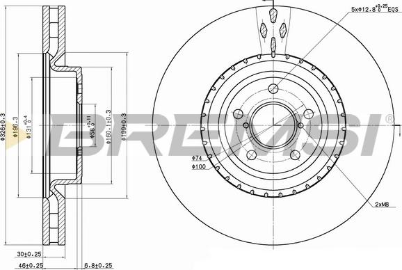 Bremsi CD7748V - Kočioni disk www.molydon.hr