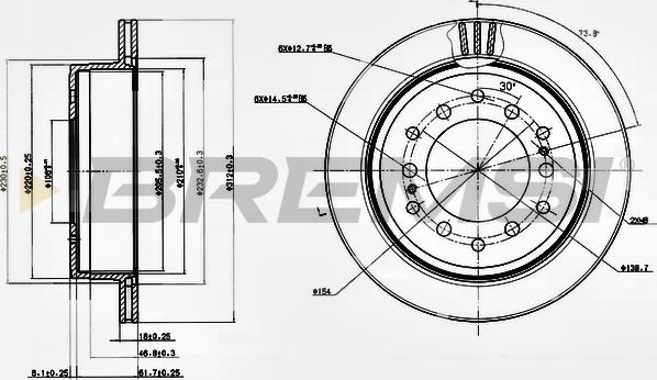 Bremsi CD7743V - Kočioni disk www.molydon.hr