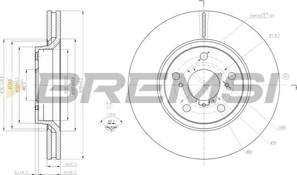 Bremsi CD7756V - Kočioni disk www.molydon.hr