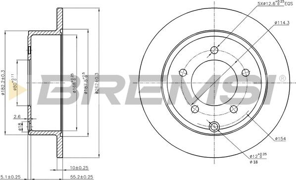 Bremsi CD7762S - Kočioni disk www.molydon.hr