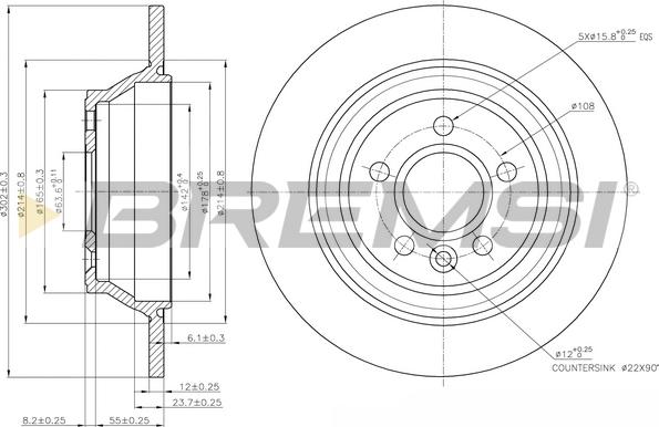 Bremsi CD7719S - Kočioni disk www.molydon.hr