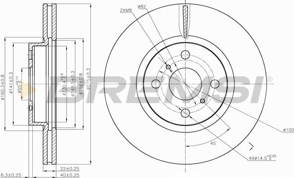 Bremsi CD7780V - Kočioni disk www.molydon.hr