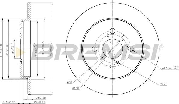 Bremsi CD7781S - Kočioni disk www.molydon.hr