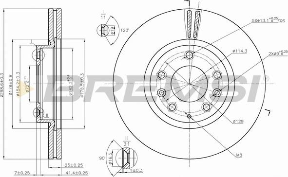 Bremsi CD7739V - Kočioni disk www.molydon.hr