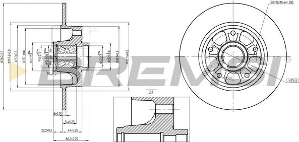 Bremsi CD7730S - Kočioni disk www.molydon.hr