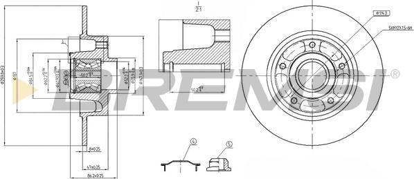 Bremsi CD7732S - Kočioni disk www.molydon.hr