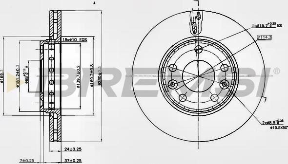 Bremsi CD7728V - Kočioni disk www.molydon.hr