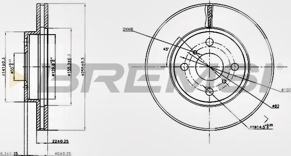 Bremsi CD7779V - Kočioni disk www.molydon.hr