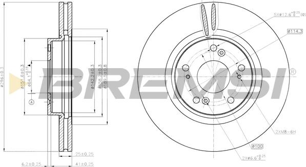 Bremsi CD7775V - Kočioni disk www.molydon.hr