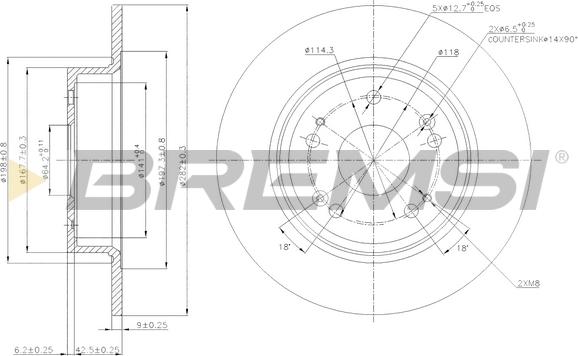 Bremsi CD7776S - Kočioni disk www.molydon.hr