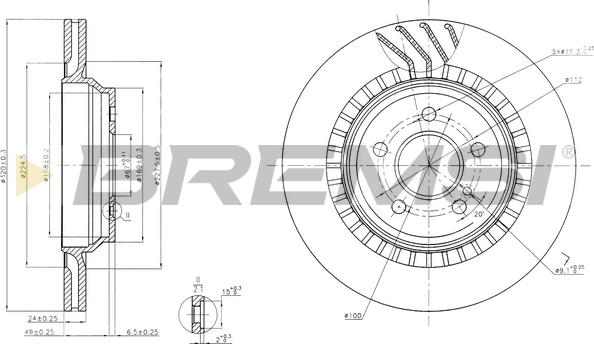 Bremsi CD7771V - Kočioni disk www.molydon.hr