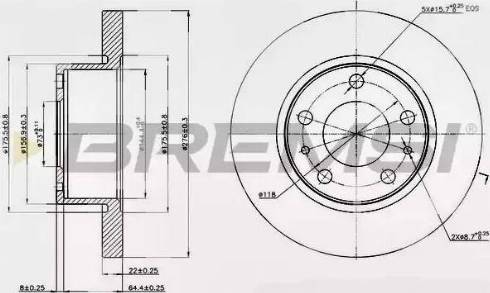 Bremsi DB0194S - Kočioni disk www.molydon.hr