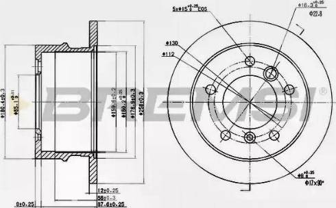 Bremsi DBA931S - Kočioni disk www.molydon.hr