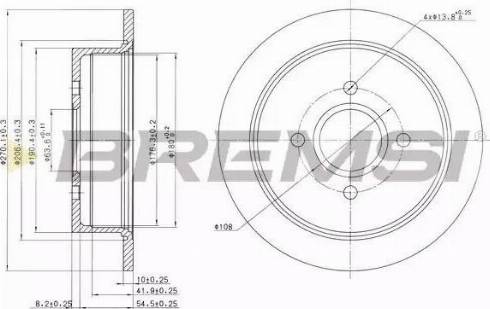 Bremsi DBA435S - Kočioni disk www.molydon.hr