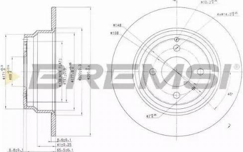 Bremsi DBA551S - Kočioni disk www.molydon.hr