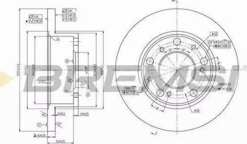 Bremsi DBA063S - Kočioni disk www.molydon.hr