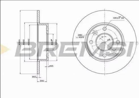 Bremsi DBA070S - Kočioni disk www.molydon.hr