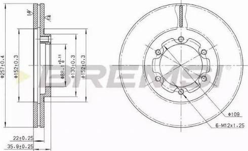 Bremsi DBA385V - Kočioni disk www.molydon.hr