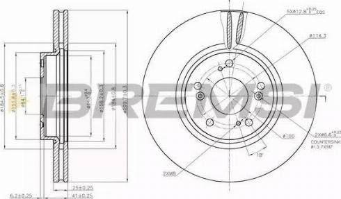 Bremsi DBB424V - Kočioni disk www.molydon.hr