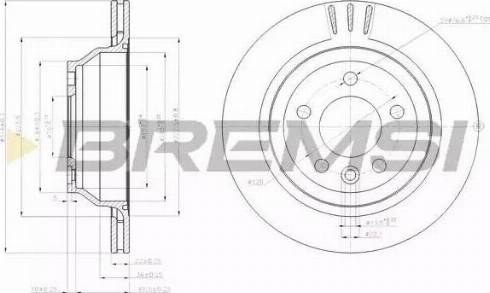 Bremsi DBB698V - Kočioni disk www.molydon.hr