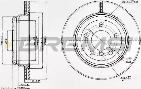 Bremsi DBB697V - Kočioni disk www.molydon.hr