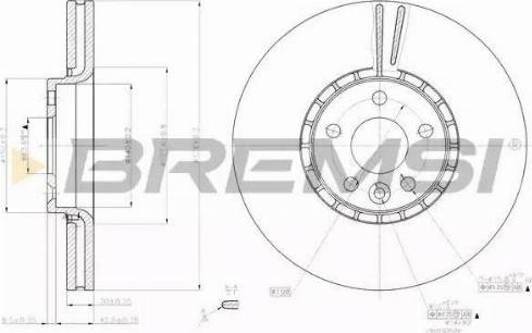 Bremsi DBB801V - Kočioni disk www.molydon.hr