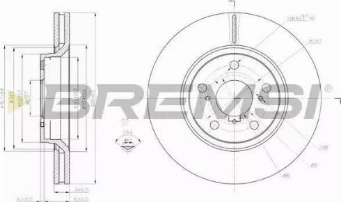 Bremsi DBB756V - Kočioni disk www.molydon.hr