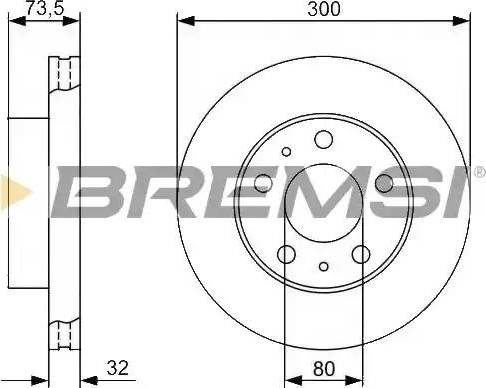 Bremsi DBB718V - Kočioni disk www.molydon.hr