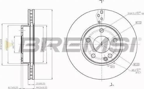 Bremsi DBC334V - Kočioni disk www.molydon.hr