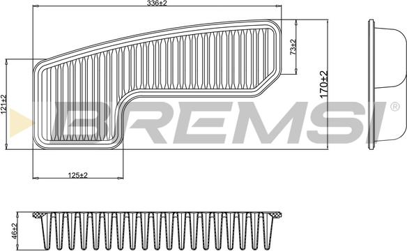 Bremsi FA2326 - Filter za zrak www.molydon.hr