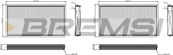 Bremsi FC0950C - Filter kabine www.molydon.hr