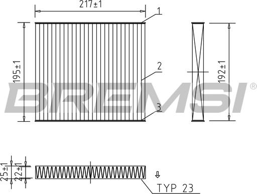 Bremsi FC0441C - Filter kabine www.molydon.hr