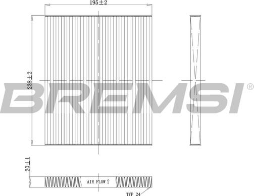 Bremsi FC0451C - Filter kabine www.molydon.hr