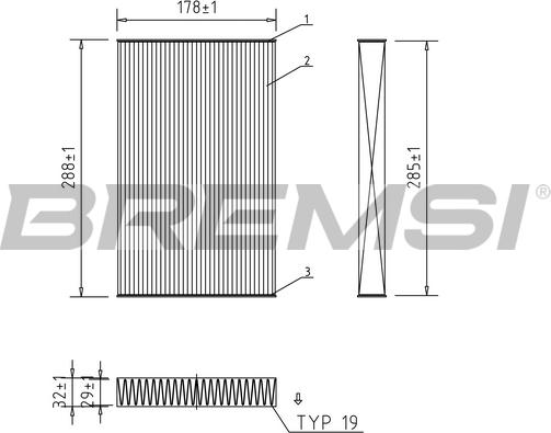 Bremsi FC0414C - Filter kabine www.molydon.hr