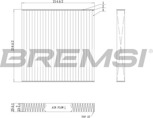 Bremsi FC0439C - Filter kabine www.molydon.hr