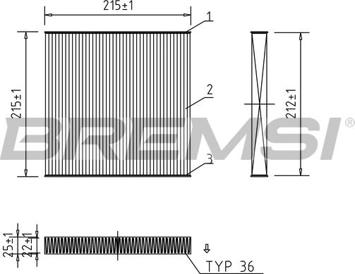 Bremsi FC0439 - Filter kabine www.molydon.hr