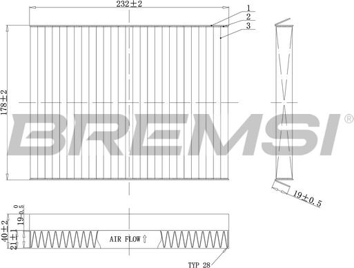 Bremsi FC0091C - Filter kabine www.molydon.hr