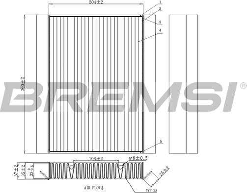 Bremsi FC0876C - Filter kabine www.molydon.hr