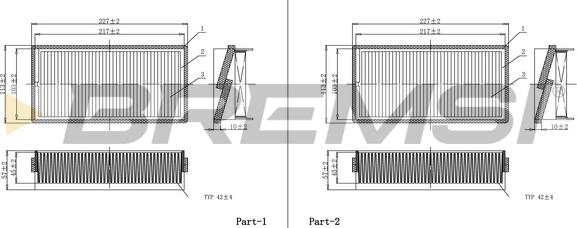 Bremsi FC1935 - Filter kabine www.molydon.hr