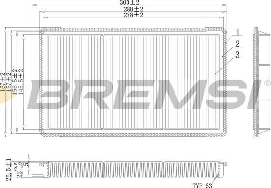 Bremsi FC1931 - Filter kabine www.molydon.hr