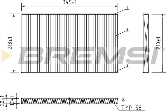 Bremsi FC1921 - Filter kabine www.molydon.hr