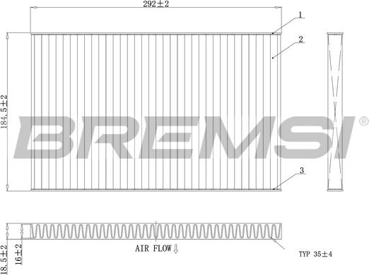 Bremsi FC1404A - Filter kabine www.molydon.hr