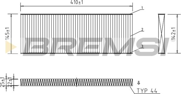 Bremsi FC1545C - Filter kabine www.molydon.hr