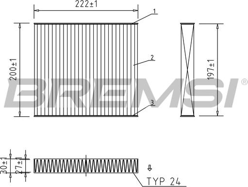 Bremsi FC1337C - Filter kabine www.molydon.hr