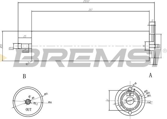 Bremsi FE0052 - Filter za gorivo www.molydon.hr